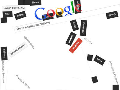 Google flottant