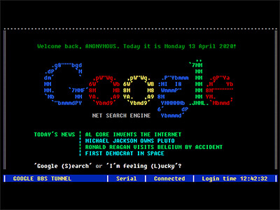 Google Terminal dans les années 1980