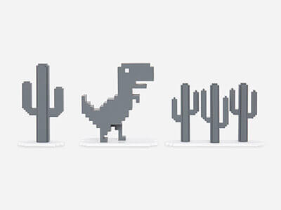 Jeu du Dinosaure Google Chrome